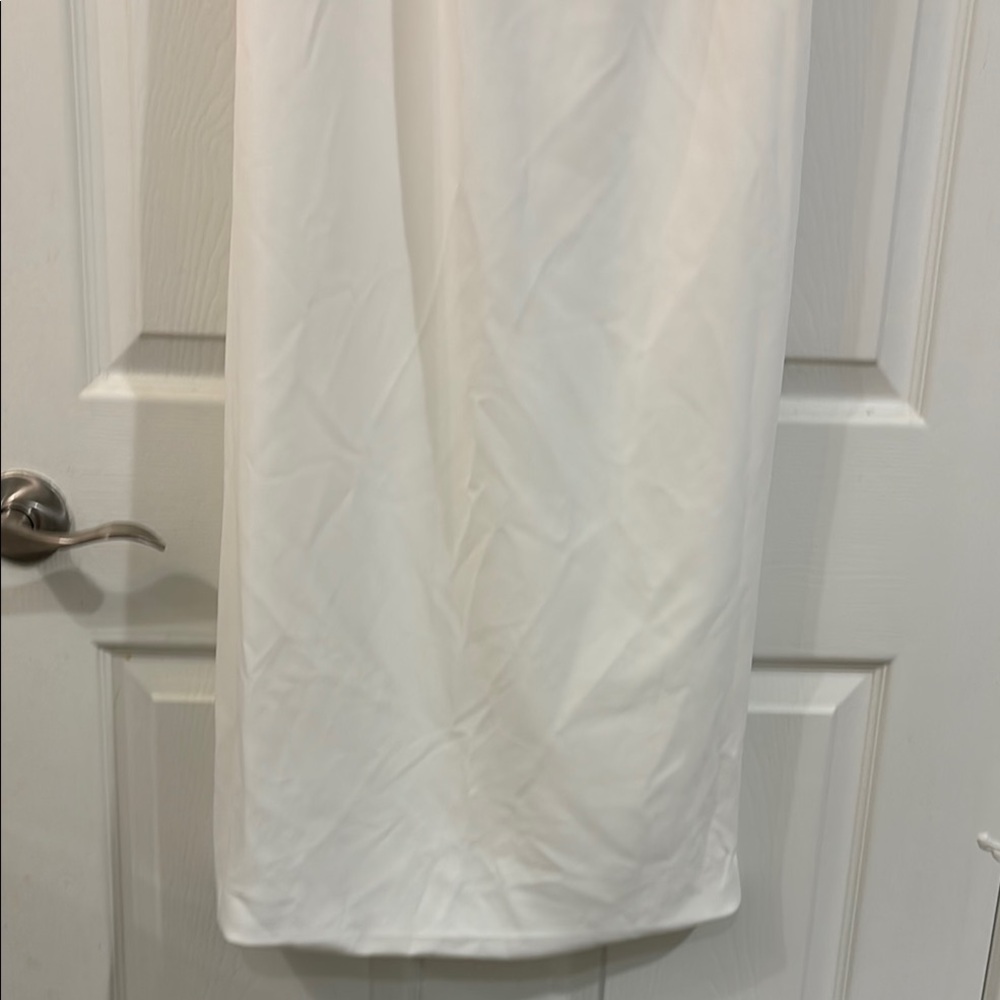 Meshki Elegant White Maxi Skirt - Picture 9 of 10